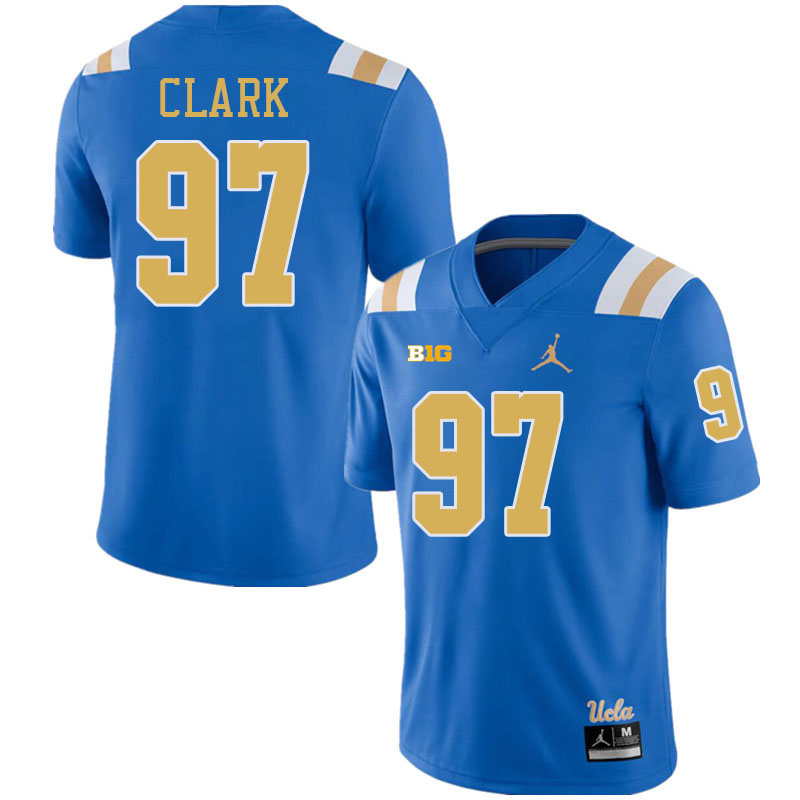 Kenny Clark UCLA Jersey,UCLA Bruins #97 Kenny Clark Jersey Youth College Football Uniforms-Royal